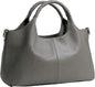 Iswee Genuine Leather Shoulder Bags Purses and Handbags for Women Satchel Designer Cross Body Hobo Medium Size Tote