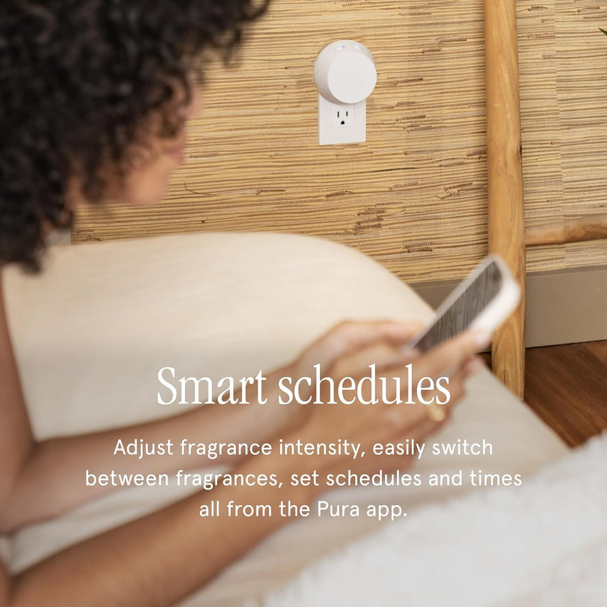 Pura & Becki Owens Home Scent Refill - Smart Home Air Diffuser - Up to 120-Hours of Luxury Fragrance per Refill - Spring & Summer Fragrance - 2 Pack, Coconut Calm