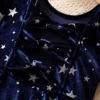 NNJXD Princess Girl Long Sleeve Autumn Winter Dress Tulle Party Dresses