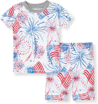 Burt's Bees Baby Girls' Pajamas, 2-Piece Long Sleeve Tee and Pants Organic Cotton PJ Set