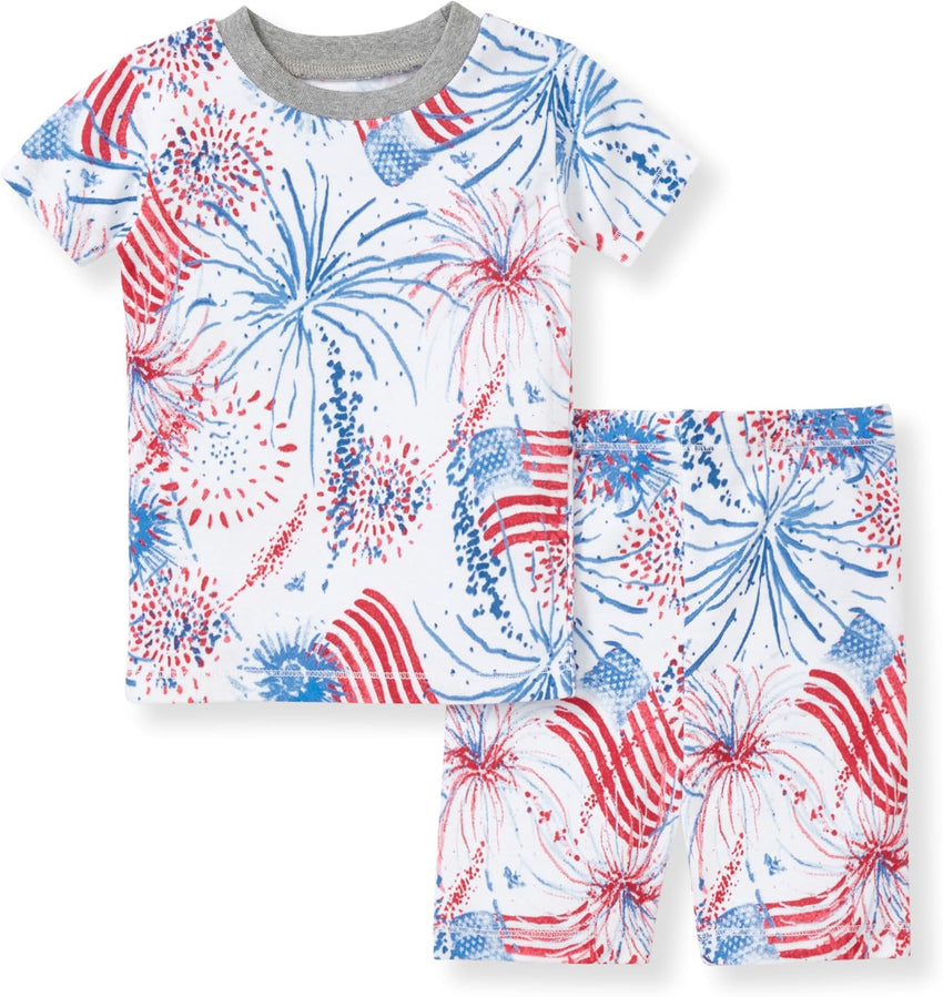 Burt's Bees Baby Girls' Pajamas, 2-Piece Long Sleeve Tee and Pants Organic Cotton PJ Set