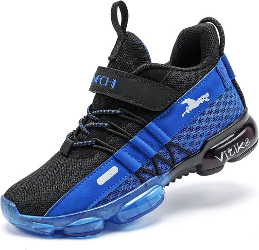 VITUOFLY Boys Sneakers Kids Running Shoes Girls Mesh Fitness Shoe Indoor Training Sneaker Lightweight Outdoor Sports Athletic Tennis Shoes for Little Kid/Big Kid