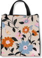 Kate Spade New York, Portable Soft Cooler Lunch Bag with Silver Insulated Interior Lining and Storage Pocket, Joy Dot