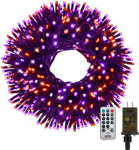 50FT 1000 LED Christmas Cluster Lights, Firecracker String Lights with Remote & 8 Modes & Timer, Waterproof Fairy Twinkle Light Plug in for Indoor Outdoor Party Garden Xmas Tree Decoration, Warm White