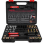 Thread Repair Thread Chaser Tool Set - 49PCS Thread Cleaner Rethreading Master Kit Metric SAE Bolt Restorer File Nut Rethreader Automotive Wheel Stud Spark Plug Engine Standard Screw Threading UNC UNF