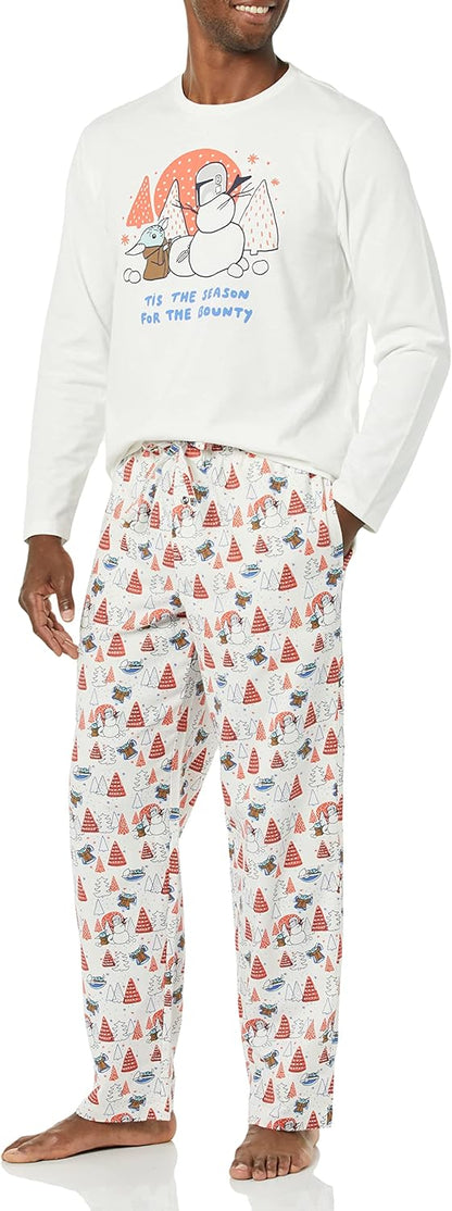 Amazon Essentials Disney | Marvel | Star Wars Men's Flannel Pajama Sleep Sets