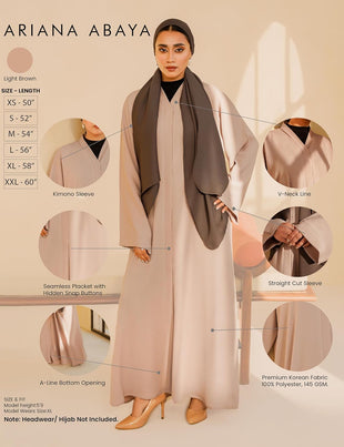 Elegant Modern Abaya for Women – Lightweight, Flowy, Soft and Perfect for Every Occasion