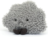 Jellycat Amuseables Storm Cloud Stuffed Toy, 10 inches - Cloud Plush - Fun Gift Idea