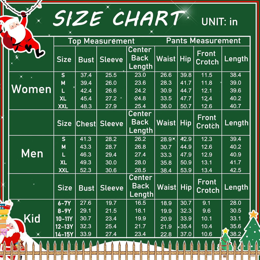 Ekouaer Family Christmas Pajamas Matching Sets Long Sleeve Couple Pjs Holiday Sleepwear Soft Loungewear with Pockets