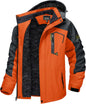 7DAY'S Men's Winter Skiing Jackets Water Resistant Fleece Coats Insulated Thermal Snowboard Jacket Parka Raincoat with Hood