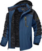 7DAY'S Men's Winter Skiing Jackets Water Resistant Fleece Coats Insulated Thermal Snowboard Jacket Parka Raincoat with Hood