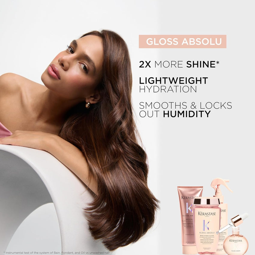 Kerastase Gloss Absolu Glaze Drops Anti-Frizz Hair Oil - Adds gloss and shine, nourishes and hydrates hair