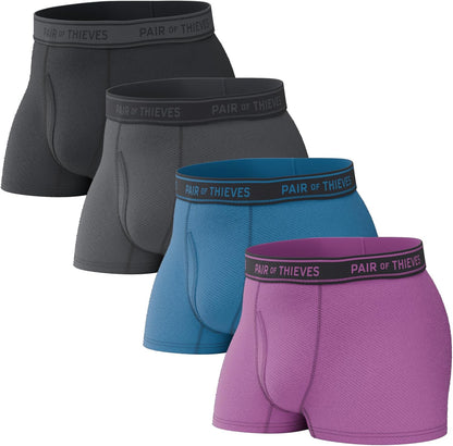 Pair of Thieves SuperFit Men’s Trunks – Breathable Mesh Cooling, Everyday Comfort, Easy-Access Fly