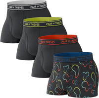 Pair of Thieves SuperFit Men’s Trunks – Breathable Mesh Cooling, Everyday Comfort, Easy-Access Fly