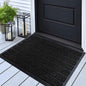 ubdyo Extra Durable Door Mat - Dirt Trapping Outdoor Welcome Mats - Non-Slip Outdoor Indoor Entrance - Low Profile Front Doormat (30" x 17", Bright Brown)