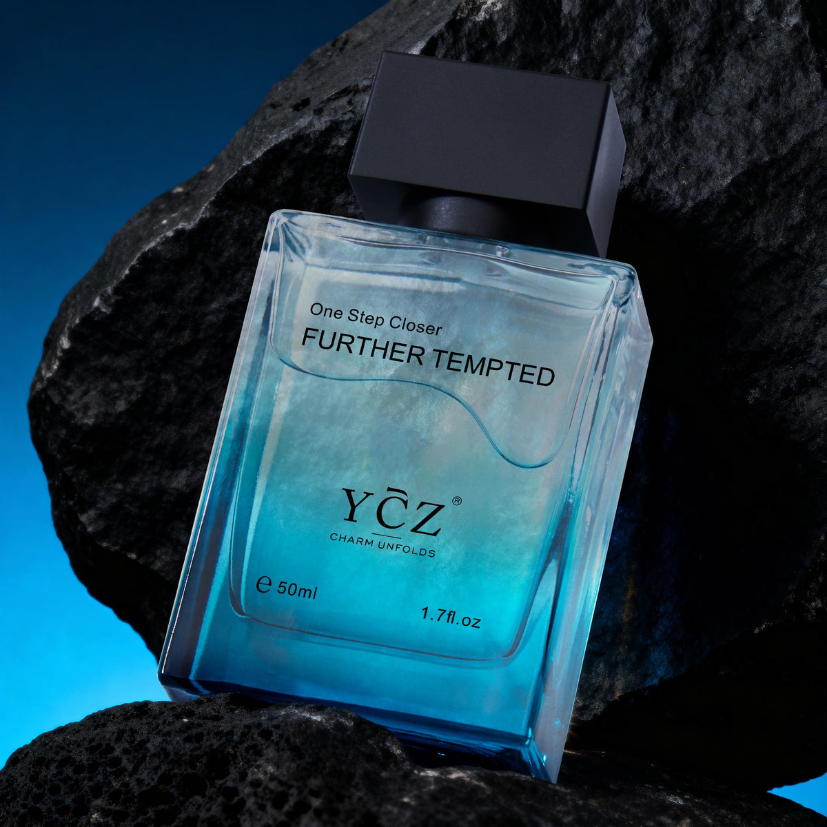 Ycz Midnight Marine Eau de Parfum for Men, 1.7 Fl Oz (50 mL), Long-Lasting Cologne, Fresh Marine & Woody Fragrance with Grapefruit, Ginger and Cedar Notes for Daily Wear, Date Night and Gifts