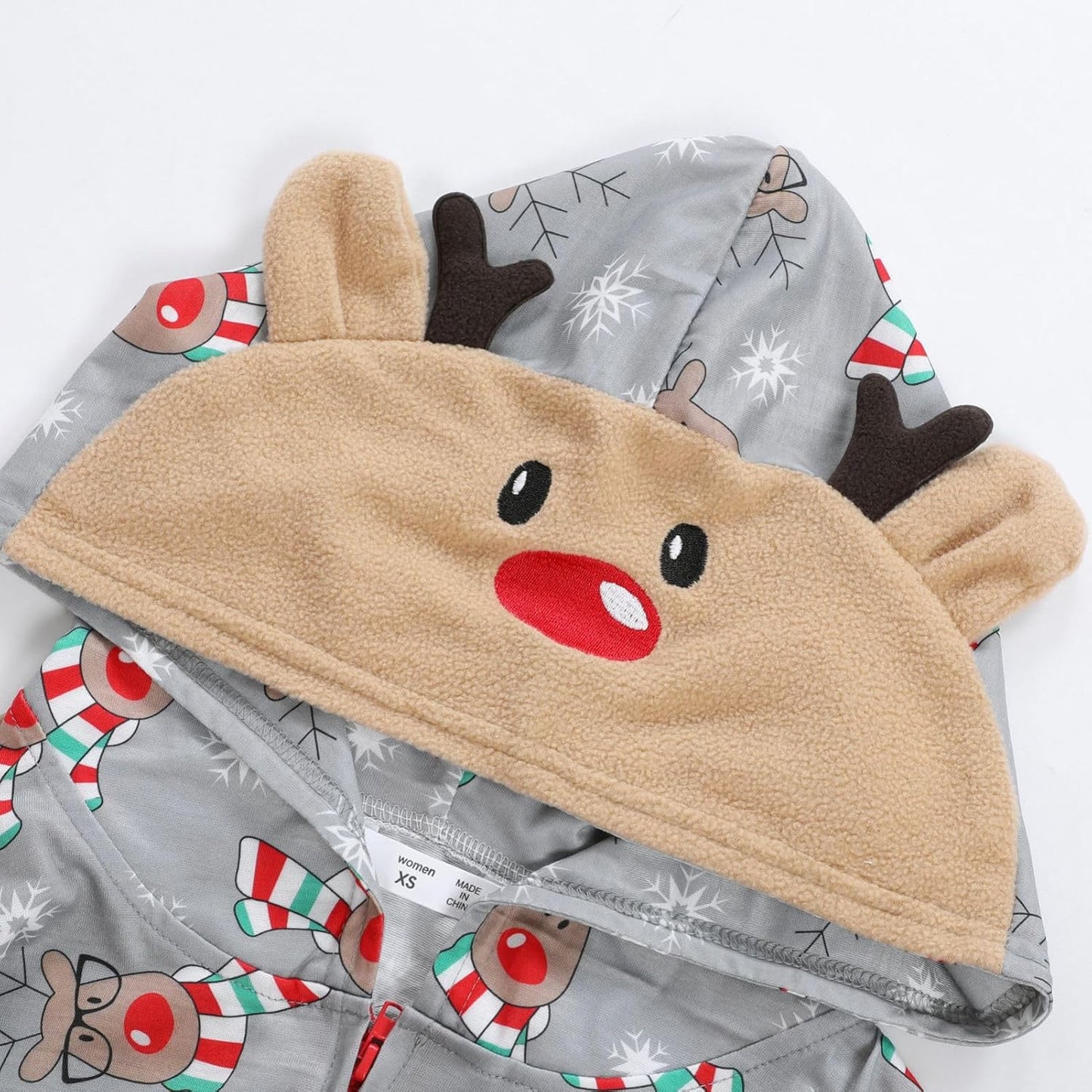 Adisputent Christmas Pajamas for Family Matching Cute Long Sleeve Couples Soft Sleepwear One Piece Funny Christmas Pjs Sets