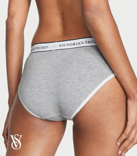 Victoria's Secret Women's Cotton Logo Hipster Underwear, Moderate Coverage Panties for Women, Multi Pack (XS-XXL)