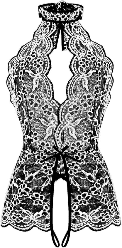 Ababoon Women One Piece Lingerie Lace Sexy Baby Dolls Teddy Sleepwear