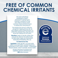 Vanicream Gentle Facial Cleanser with Pump Dispenser - 8 fl oz - Formulated Without Common Irritants for Those with Sensitive Skin