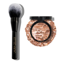 LAURA GELLER NEW YORK Baked Bronze-N-Brighten Bronzer Powder - Fair - Natural Bronze Glow