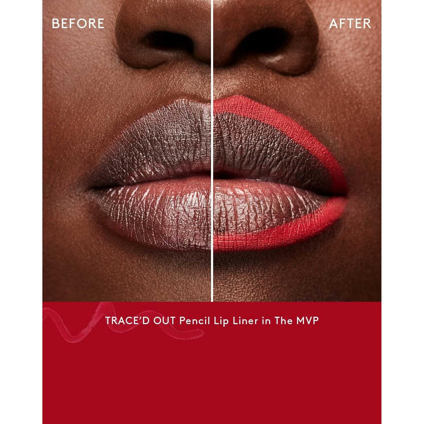 Fenty Trace'd Out Pencil Lip Liner, 0.04 oz, Velvet-Matte Finish, 8-Hour Wear (THE MVP 10, .04 OZ)