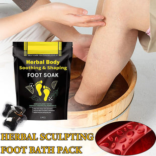15 PCS Herbal Detox & Shaping Cleansing Foot Beads,Body Foot Soak for Men & Women,Herbal Foot Massage Beads for Body Care(3 Packs）