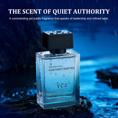 Ycz Midnight Marine Eau de Parfum for Men, 1.7 Fl Oz (50 mL), Long-Lasting Cologne, Fresh Marine & Woody Fragrance with Grapefruit, Ginger and Cedar Notes for Daily Wear, Date Night and Gifts