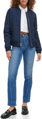Levi's Women's Diamond Quilted Bomber Jacket With Front Pockets - Regular & Plus Sizes