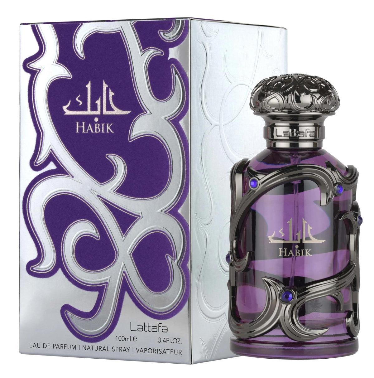 Lattafa Habik – Floral, Fruity, Fresh, Musky – Eau de Parfum Spray Long-Lasting Fragrance for Women, 3.4 Ounce / 100 ml