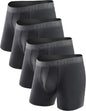 DAVID ARCHY Mens Underwear Boxer Briefs Breathable Soft Moisture-Wicking with Fly Underwear for Men Multipack