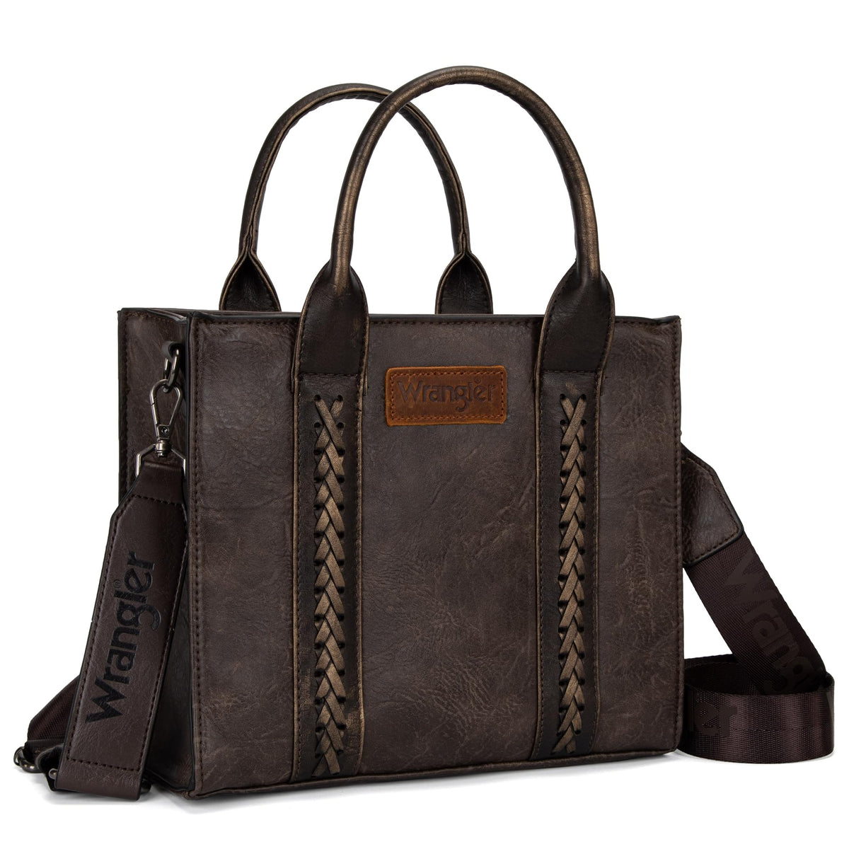 Wrangler Tote Bag for Women Designer Satchel Handbags Top-handle Purses with Strap