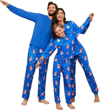 Ekouaer Family Christmas Pajamas Matching Sets Womens Mens Pjs Long Sleeve Sleepwear Holiday Lounge Sets