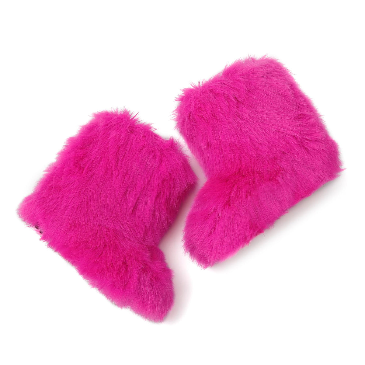 Wnshonzy Fur Boots for Women Snow Furry Fluffy Platform Flat Ankle Mini Boot Winter Round Toe Y2k Comfortable Mid-Calf Short Outdoor 2025