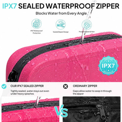TOPEAST Waterproof Fanny Pack for Women & Men, Waterproof Belt Bag with Phone Pouch, Adjustable Crossbody & Waist Pack for Swimming, Hiking, Beach & Outdoors Essentials, Blue