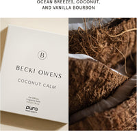 Pura and Becki Owens - Pura Car Scent Refill - Fragrance for Car Diffuser - Clean & Safe Luxury Diffuser Scent - Long-Lasting Fragrance for 30 Days of Aroma - Coconut Calm