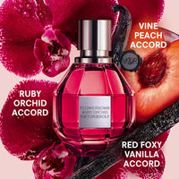 Viktor&Rolf - Flowerbomb Ruby Orchid Eau de Parfum - Women's Perfume - Floral & Fruity - With Notes of Vanilla & Peach