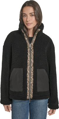 Levi's Women's Sherpa Teddy Jacket (Standard & Plus Sizes)