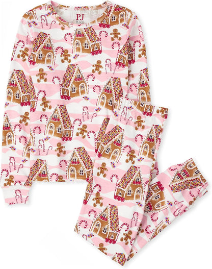 The Children's Place unisex-baby And Kids, Sibling Matching, Holiday Pajama Sets, Cotton