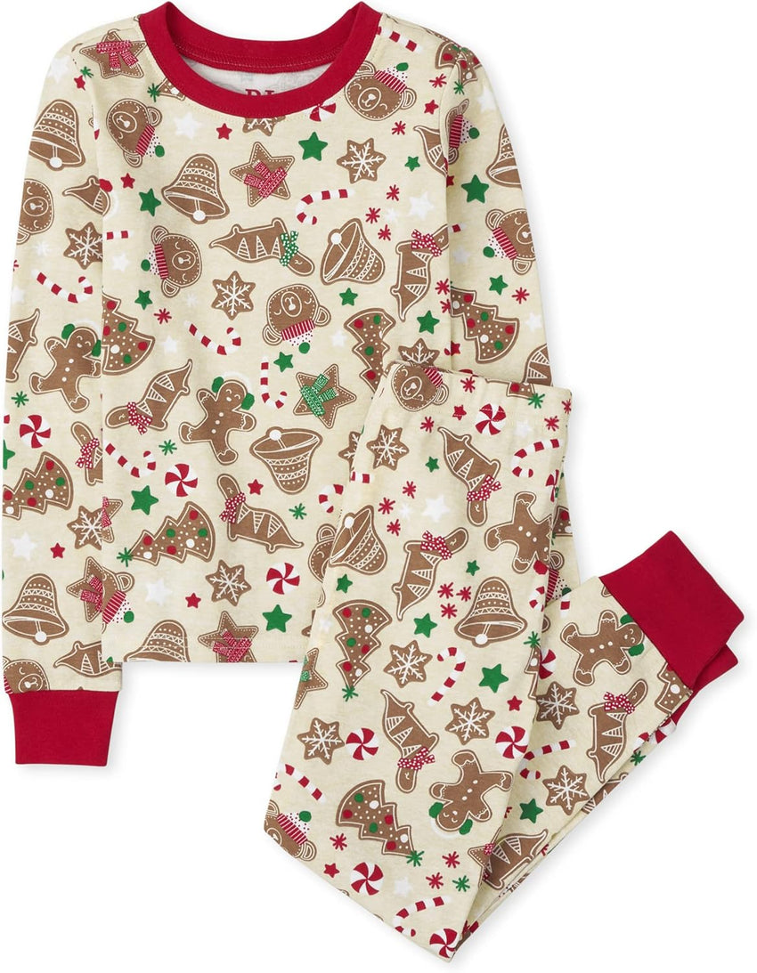 The Children's Place unisex-baby And Kids, Sibling Matching, Holiday Pajama Sets, Cotton