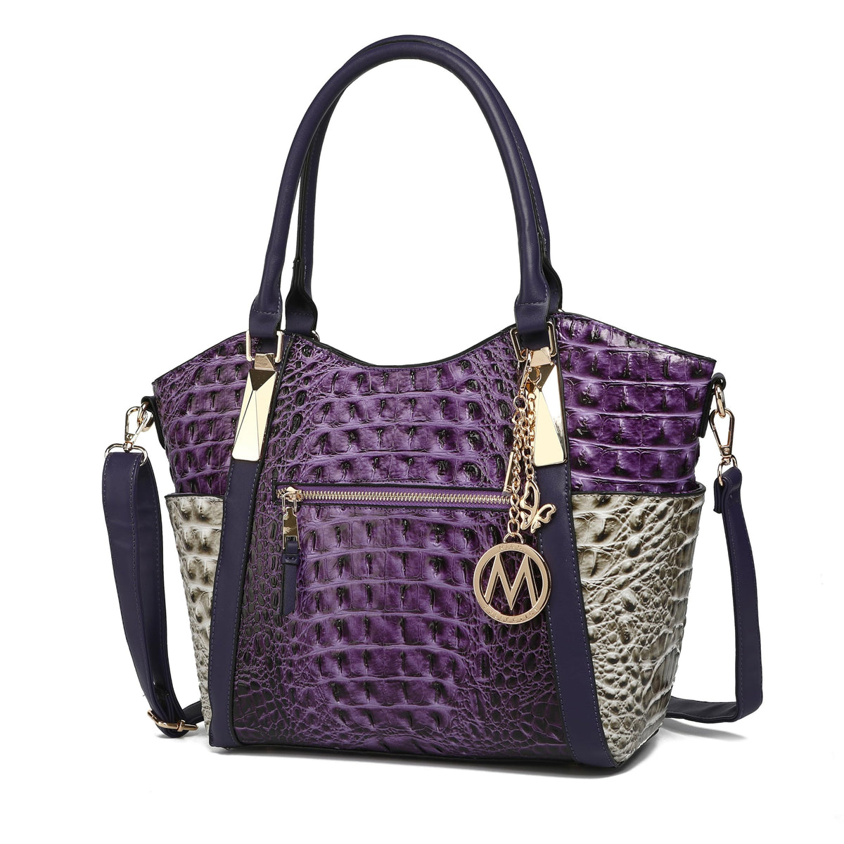 MKF Collection Tote Bag for Women Vegan Leather Shoulder Bag – Top-Handle Purse, Ladies Handbag by Mia K