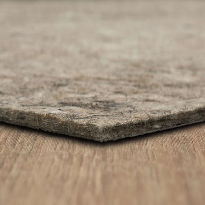 Mohawk Home 8' x 10' Non Slip Grip Rug Pad 1/4" Thick Dual Surface Felt Cushion + Rubber Gripper - Safe for All Floors