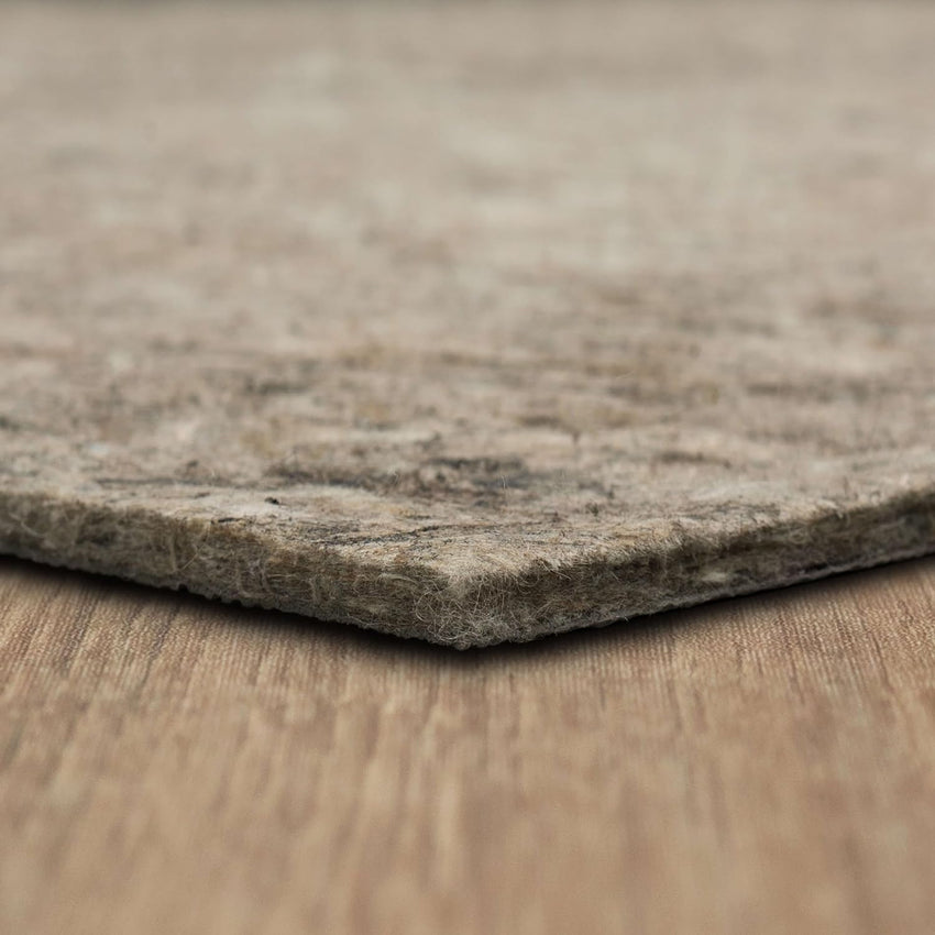 Mohawk Home 8' x 10' Non Slip Grip Rug Pad 1/4" Thick Dual Surface Felt Cushion + Rubber Gripper - Safe for All Floors