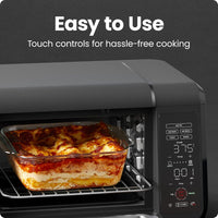 Chefman Air Fryer Toaster Oven Combo, 15 Qt. Countertop Oven for Quick & Healthy Meals, Bake, Broil, Air Fry, Toast, and Bagel Functions, 450°F Max Temp, 4 Slice Toaster Oven Air Fryer Combo
