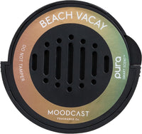 Pura & Moodcast - Fragrance for Pura Car Diffuser - Clean & Safe Luxury Scent Refill - Long-Lasting Fragrance for 30 Days of Aroma - Spring & Summer Car Accessory - Beach Vacay