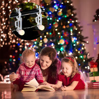 Blulu 150 Pcs Christmas Light Clips Hooks, Outdoor Universal Gutter and Shingle Clip Compatible with C9 C7 C6 for Roof, Roof Ridge Line, Fence, Icicle Lights (Clear)