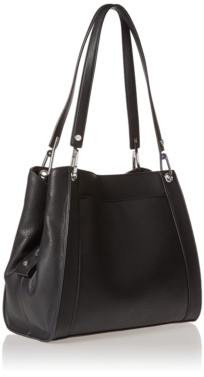 Calvin Klein Reyna Triple Compartment Shoulder Bag, Caramel Mix, One SizeCalvin Klein Reyna Triple Compartment Shoulder Bag, Caramel Mix, One Size