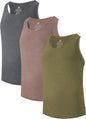 DAVID ARCHY Men's Tank Top Bamboo Rayon Undershirts Tank Shirt Moisture-Wicking A-Shirt for Men, 3 or 5 Pack