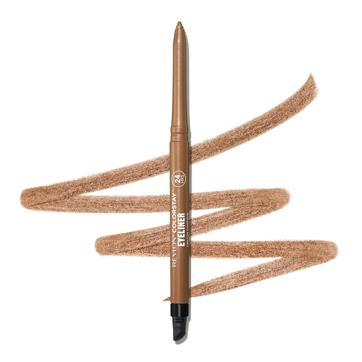 Revlon ColorStay Pencil Waterproof Eyeliner, Smudge-Proof, Eye Makeup with Built-In Sharpener, 202 Black Brown, 0.01 oz