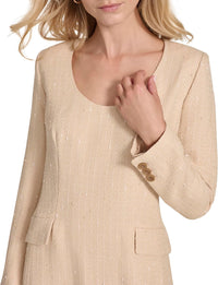 Calvin Klein Women's Work Tweed Sheath Dress